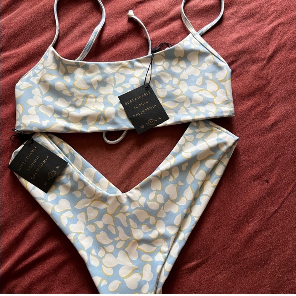 SKATIE Nantucket print bikini; BRAND NEW